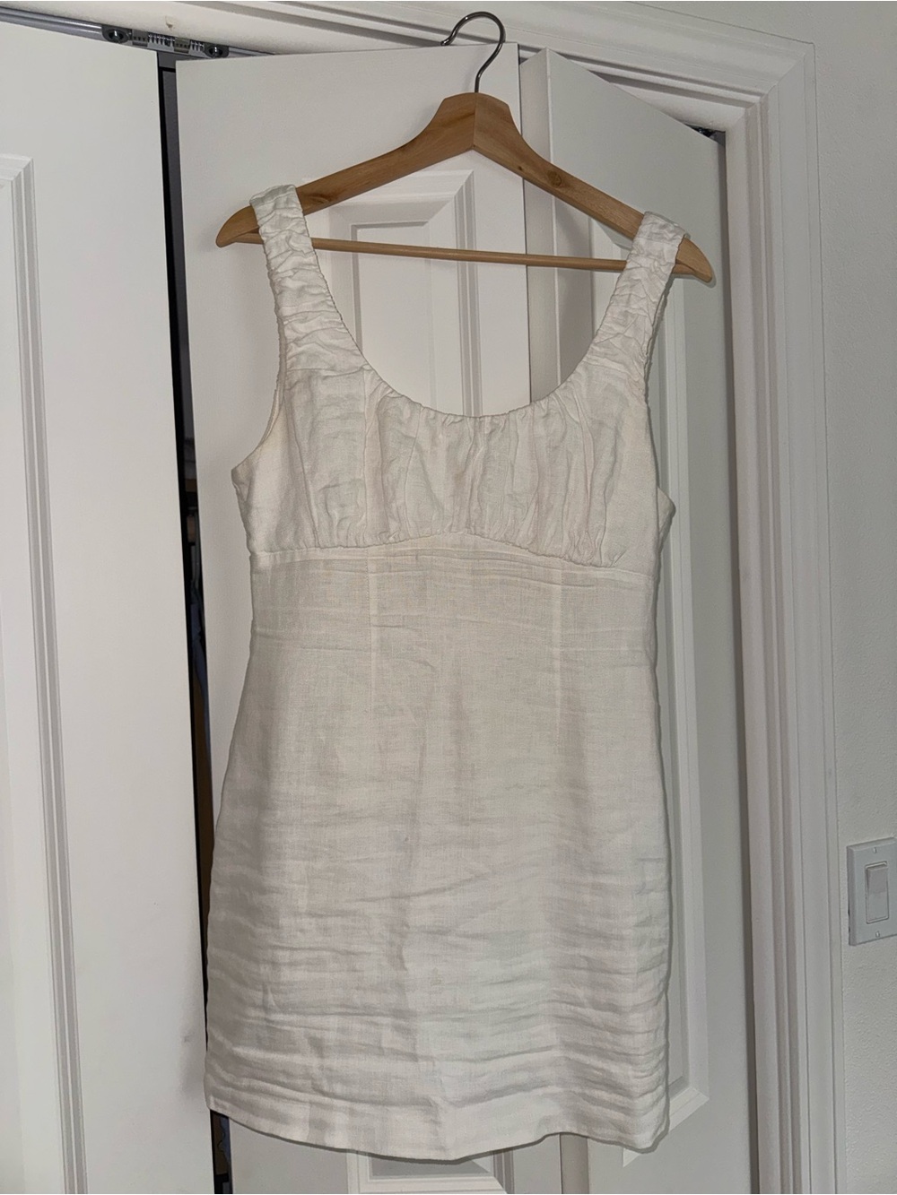DISSH Linen Sleeveless Mini Dress